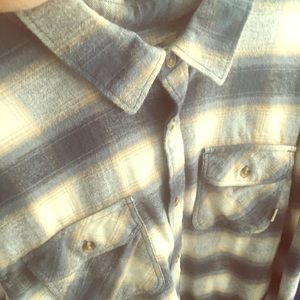 Vans multicolored flannel (worn twice)